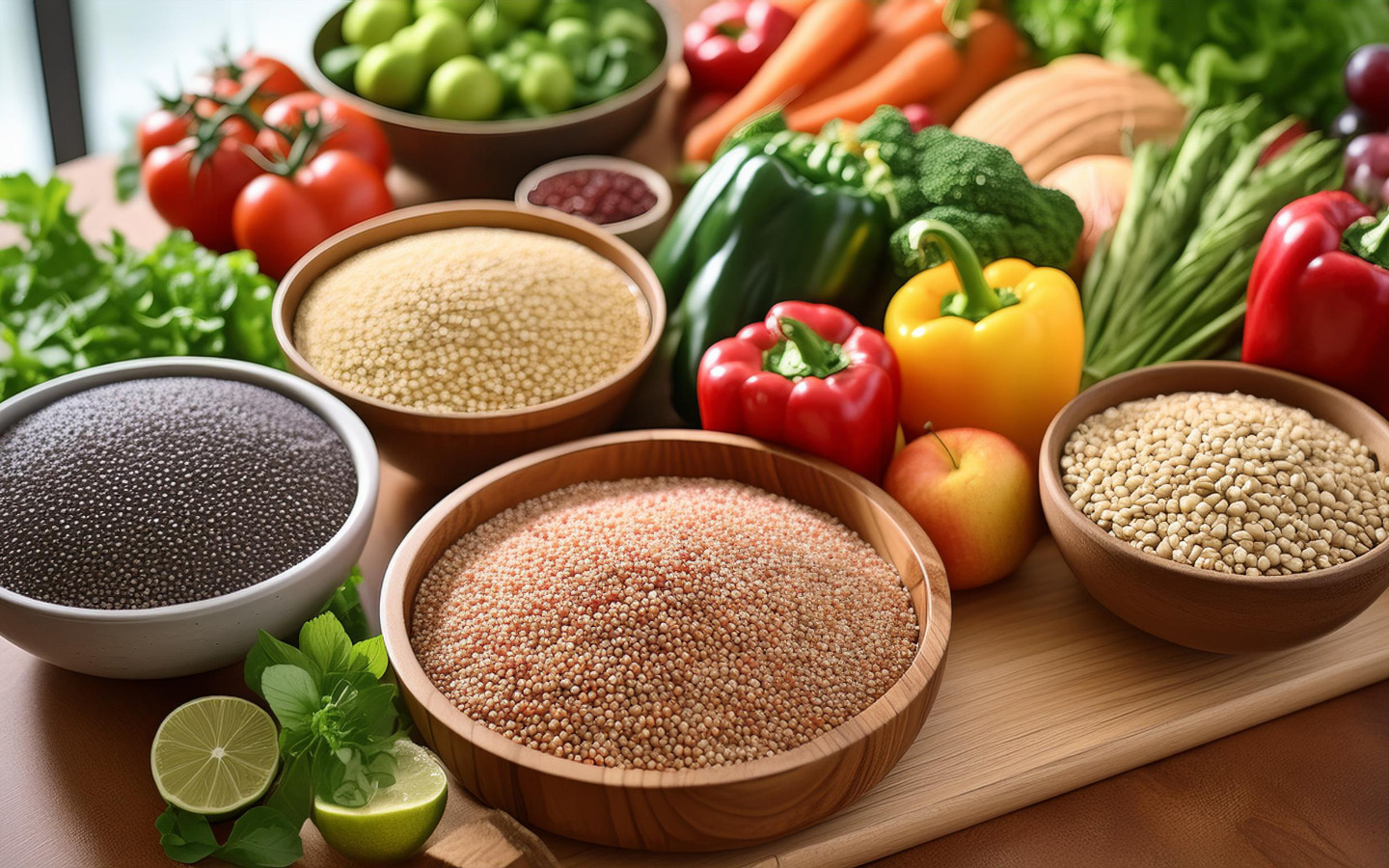 Antik tahıllar ile sağlıklı ve lezzetli tarifler keşfedin. Quinoa, farro, amaranth ve teff kullanarak besleyici yemekler hazırlayın. Sağlıklı beslenin!